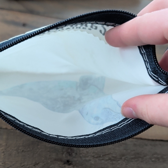 Seal Print Wristlet Pouch - Picture 3 of 4